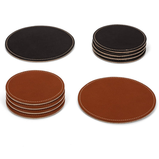 CG Coasters Leather