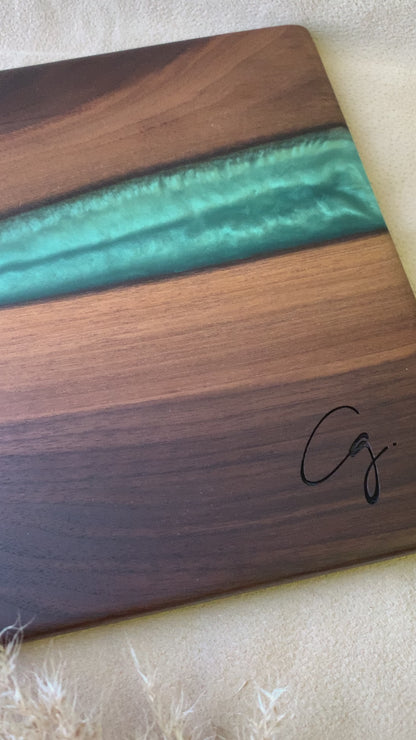 CG Serving Wooden Epoxy Resin board
